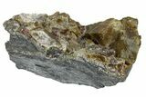 Siderite Crystals on Pyrite - Peru #173404-2